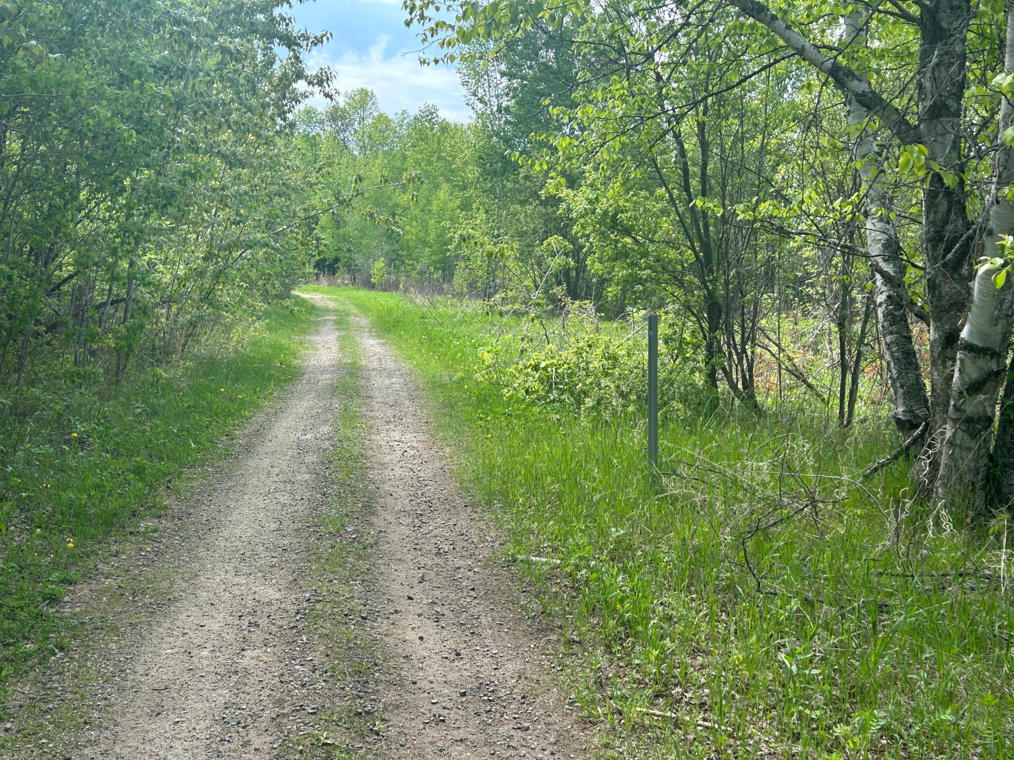 Drive extends to property line