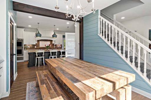 Dining room off of newly renovated kitchen