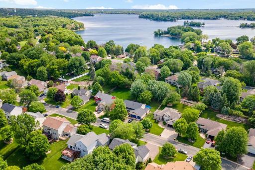 Home is located approximately a block from Prior Lake