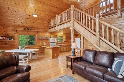 Easy access to loft for sleeping or games.