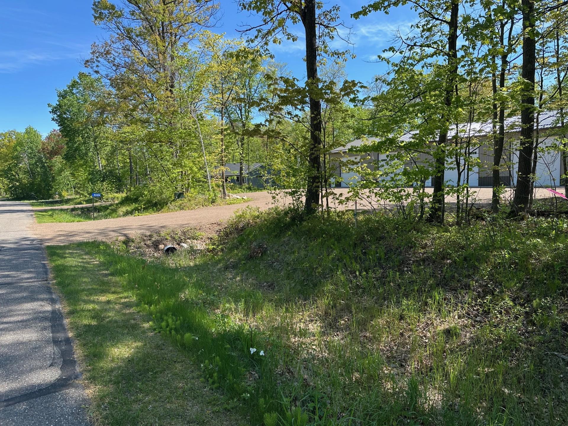 On a paved road!