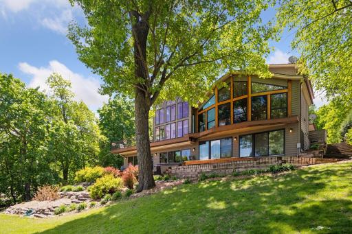Walls of glass are expensive. Nearly all the previous windows have been torn out and totally replaced with the highest quality windows available ---no vinyl; everything first rate and of the highest quality.