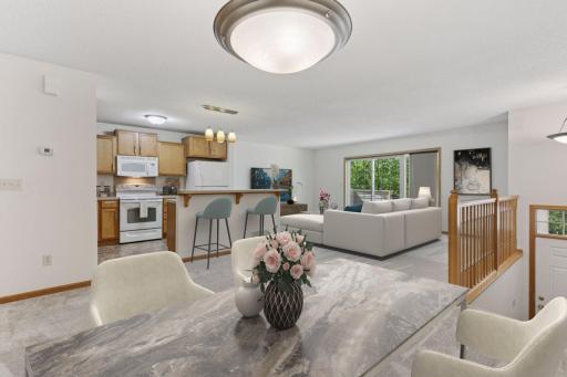 Main living area shown virtually staged. Brand new carpet and paint throughout the entire home!
