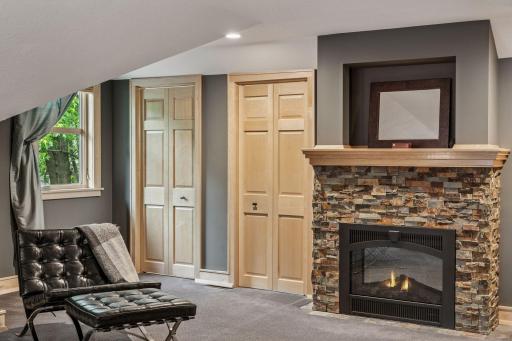 OR...just snuggle up with a book next to your own private fireplace.