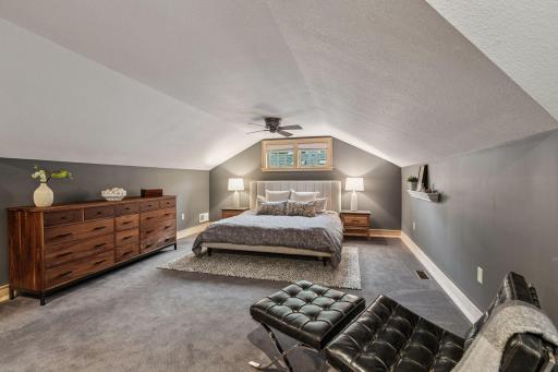 Are you tall? This room has higher than usual ceilings and great transom windows to add light!