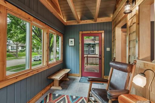 Notice the amazing wood detail. This is carried throughout the home.