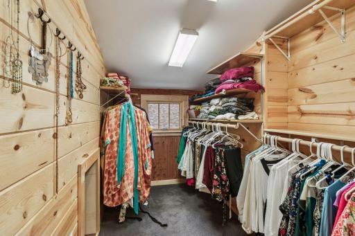 One of the two walk-in closets in the primary suite!