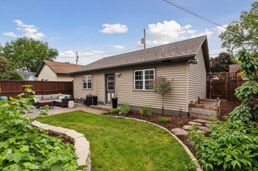 The landscaping of this home is so pretty!