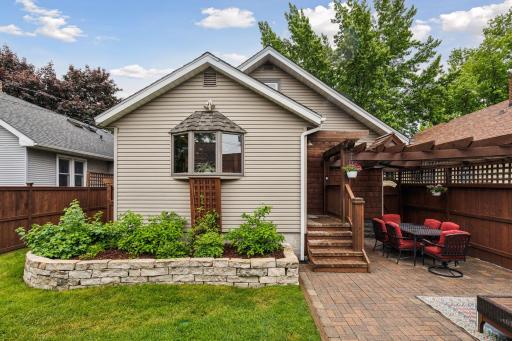 Back exterior of the home! Note the pavers!
