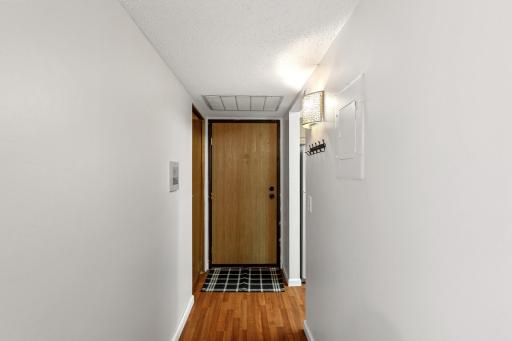 Closet in front entry