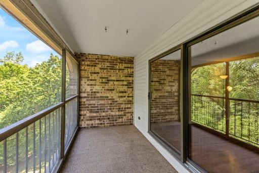 Fully screened in & private!