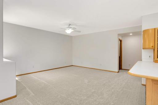 Walkout level game room has potential to become a fifth bedroom
