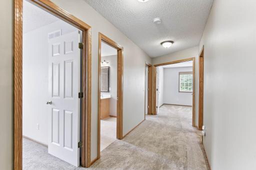 Large hallway leading to two bedroom and large loft area