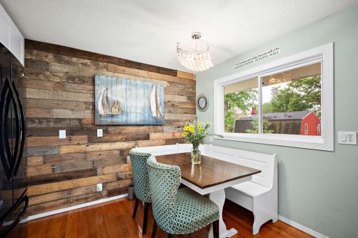 Large eat in area is part of kitchen but offers lots of space!