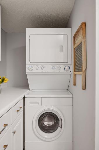 Laundry in the primary bedroom and a 2nd laundry in the lower level. Again, the possibilities are there!