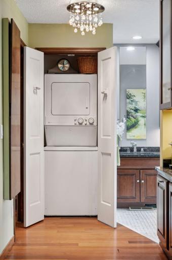 In primary bedroom washer/dryer. One of two sets of washer/dryer combos!