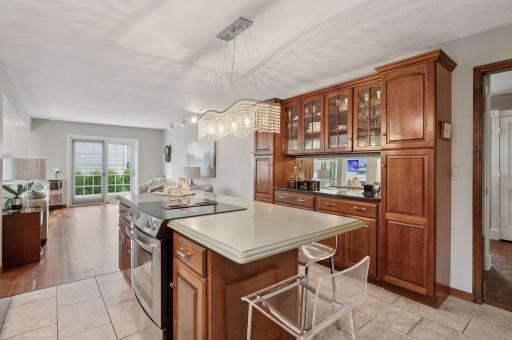 Loads of counter and cabinet space to create any arrangement you need.