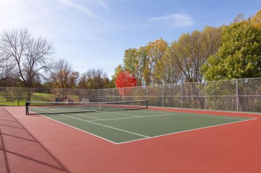 Tennis and basketball courts as well. Something for everybody.