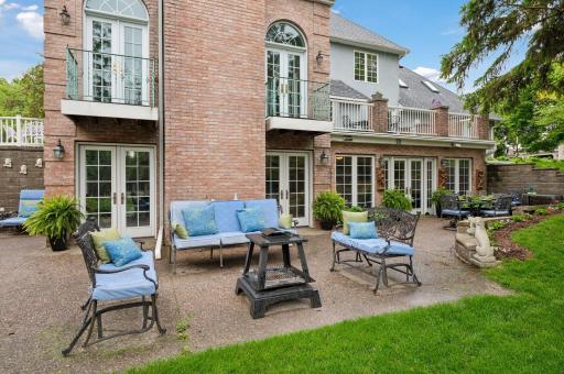 Lower patio lounge area.