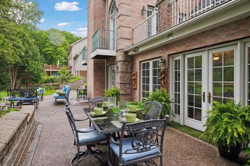 The lower patio is endless. Space for dining, for relaxing, for a firepit, and even a future hot-tub!