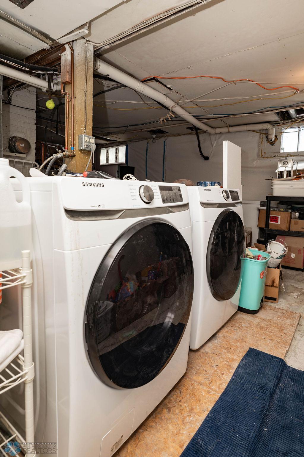 Washer and dryer included