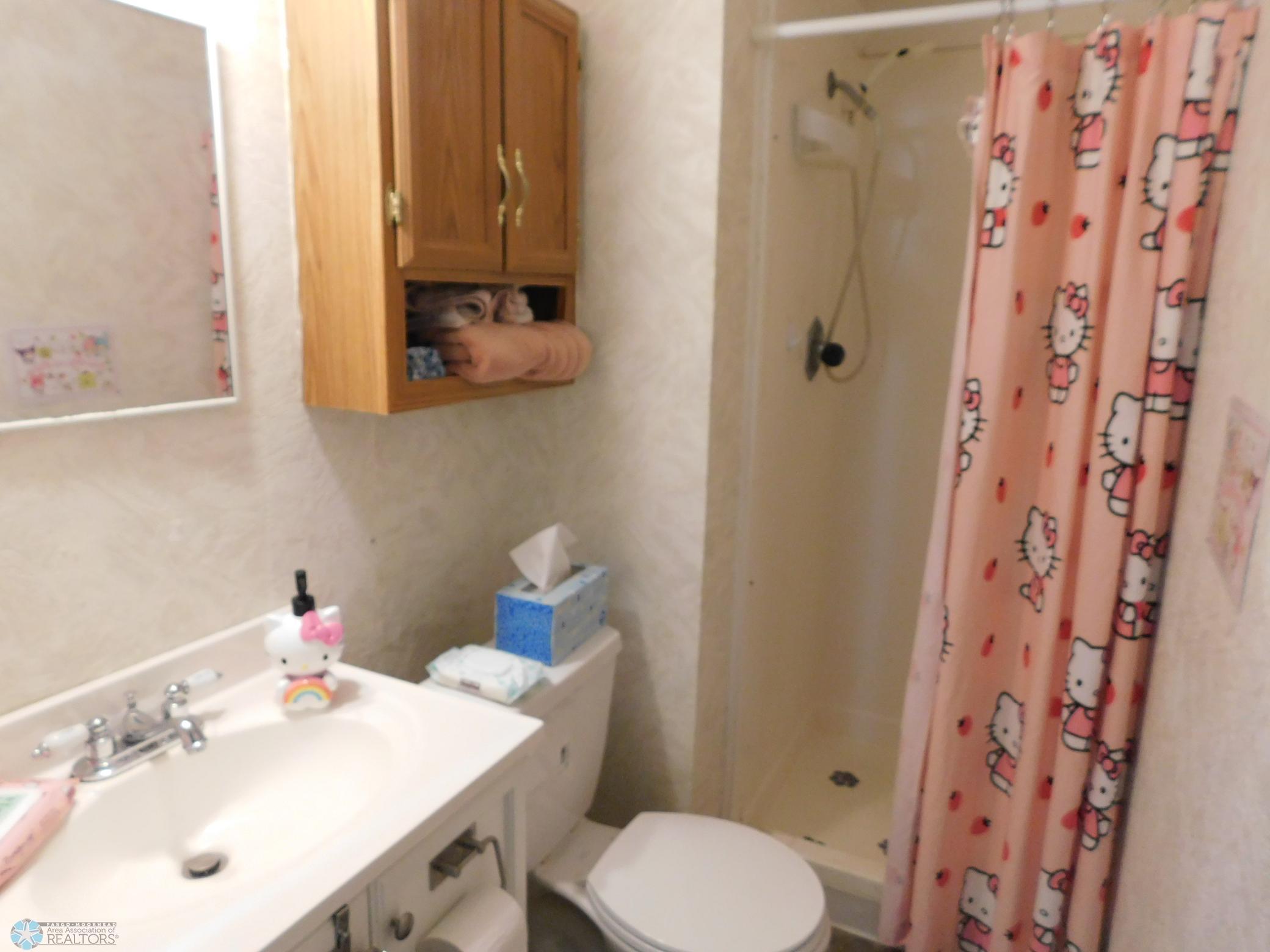 basement 3/4 bath
