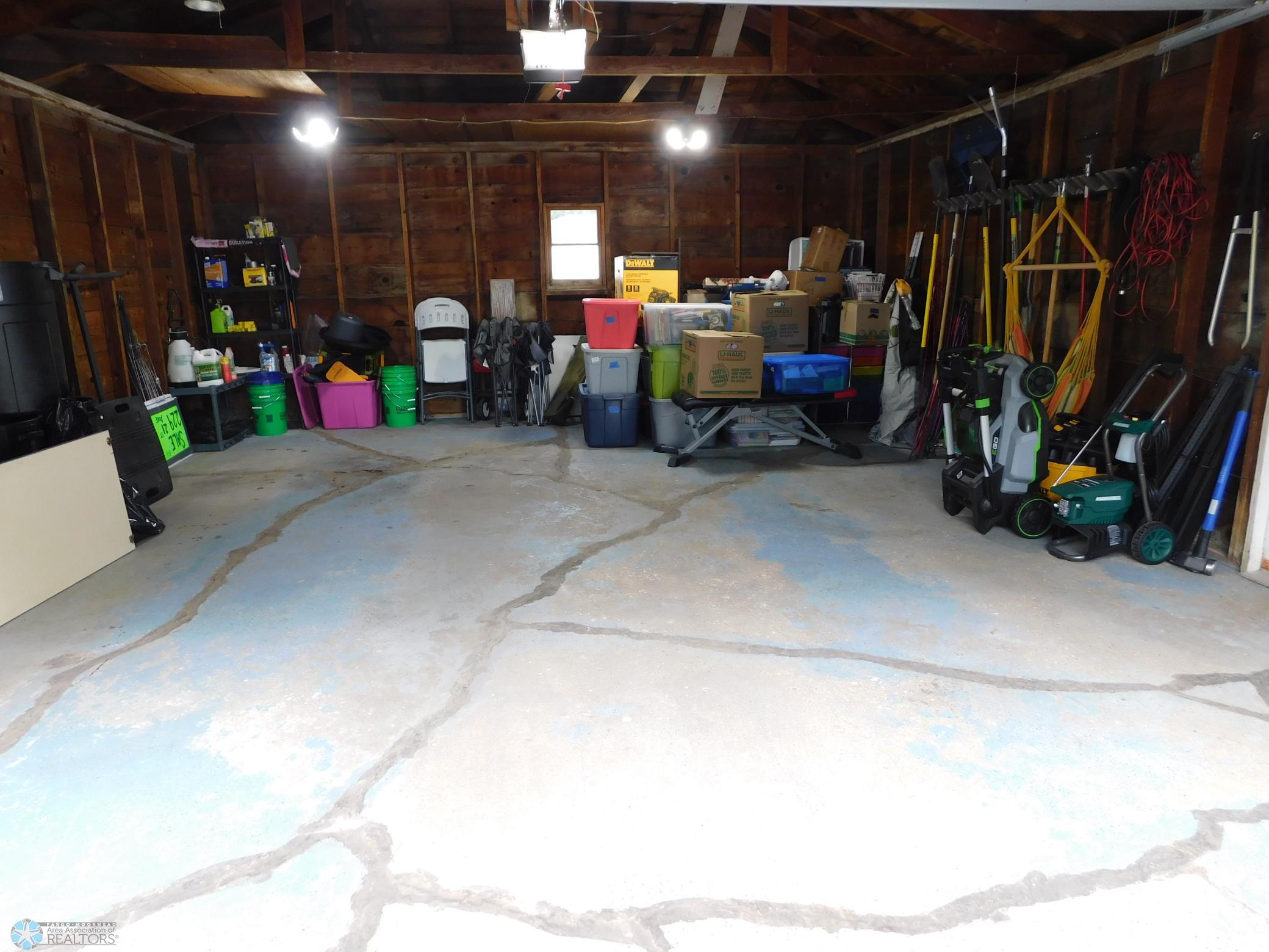 inside of garage