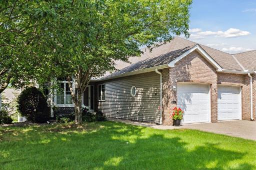 Beautiful end unit town home nestled in quiet smaller community.