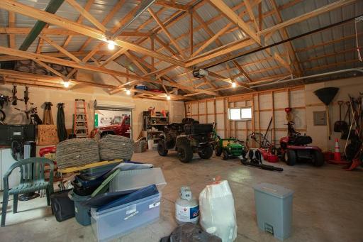 Garage portion of the building is 32x30. Plenty of room for your toys!