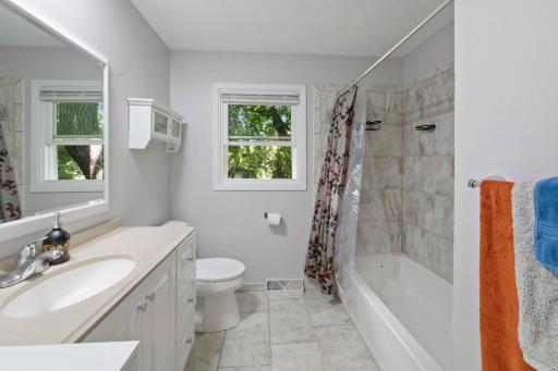 Upper-level bathroom, updated just a few years ago.
