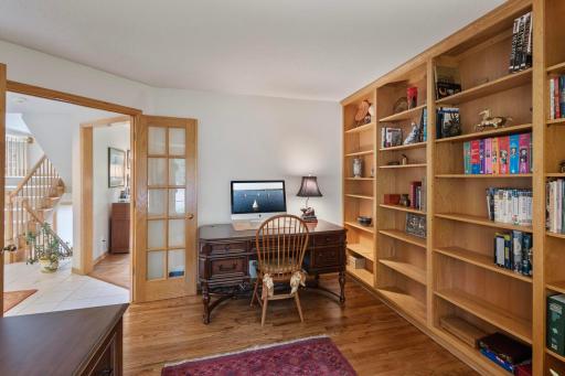 Built-In Bookshelf in Office