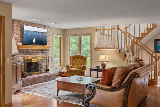 Warm, Inviting Space with Wood-burning Fireplace