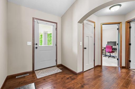 The archway is a charming feature