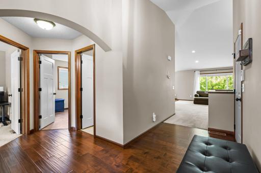 Lovely foyer area to welcome you home