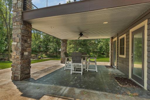 Elegant stamped concrete patioâdurable and stylish.