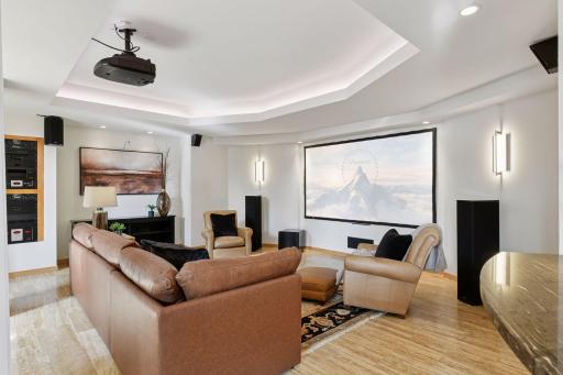 Discover the home theater and media room, perfect for cinematic experiences and entertainment
