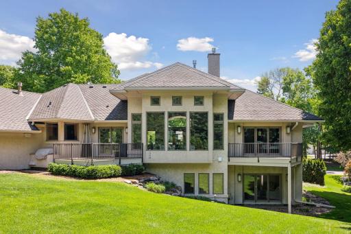Great architectural design and detail around the entire home