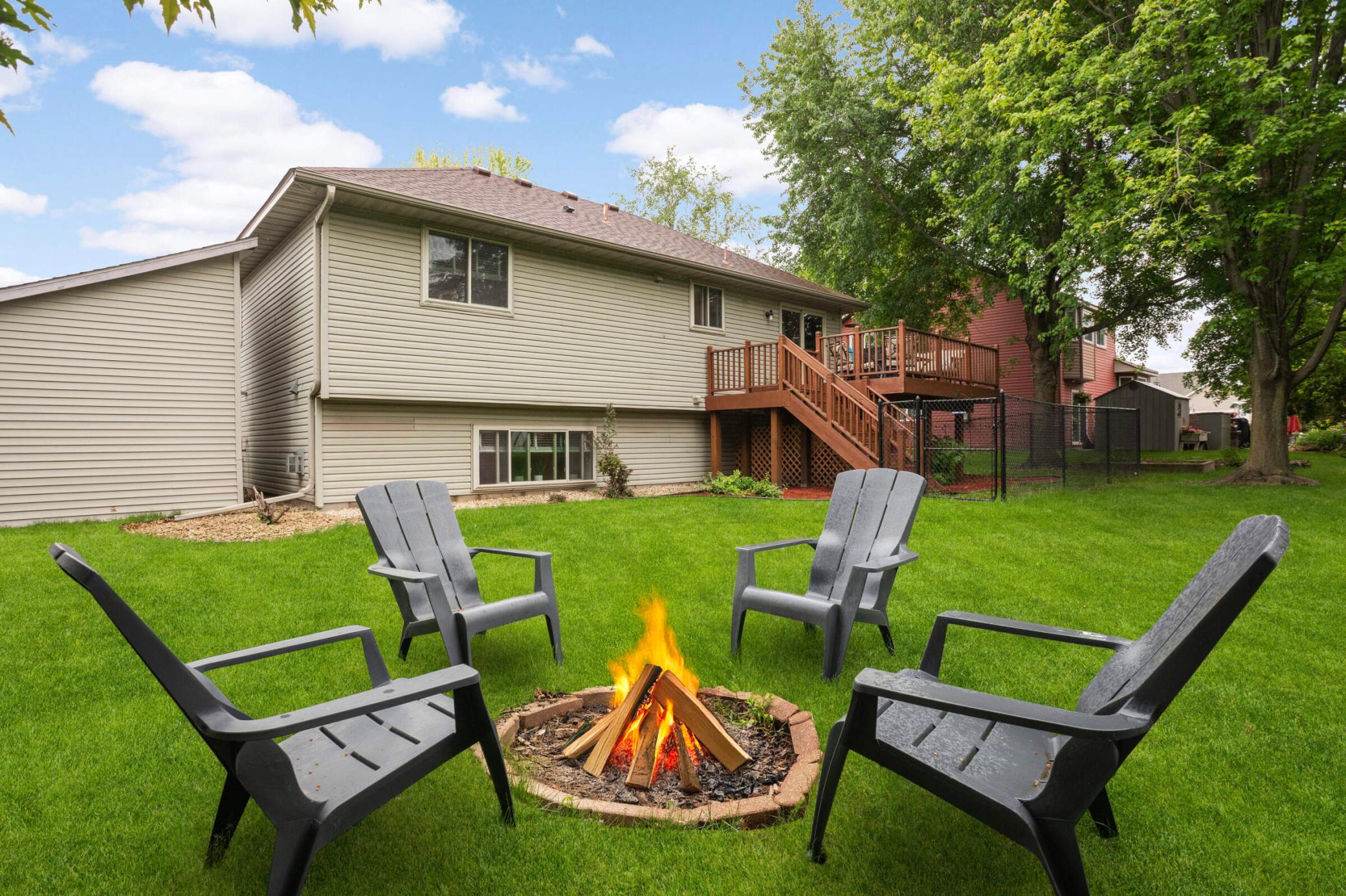Enjoy summer evenings around the fire pit