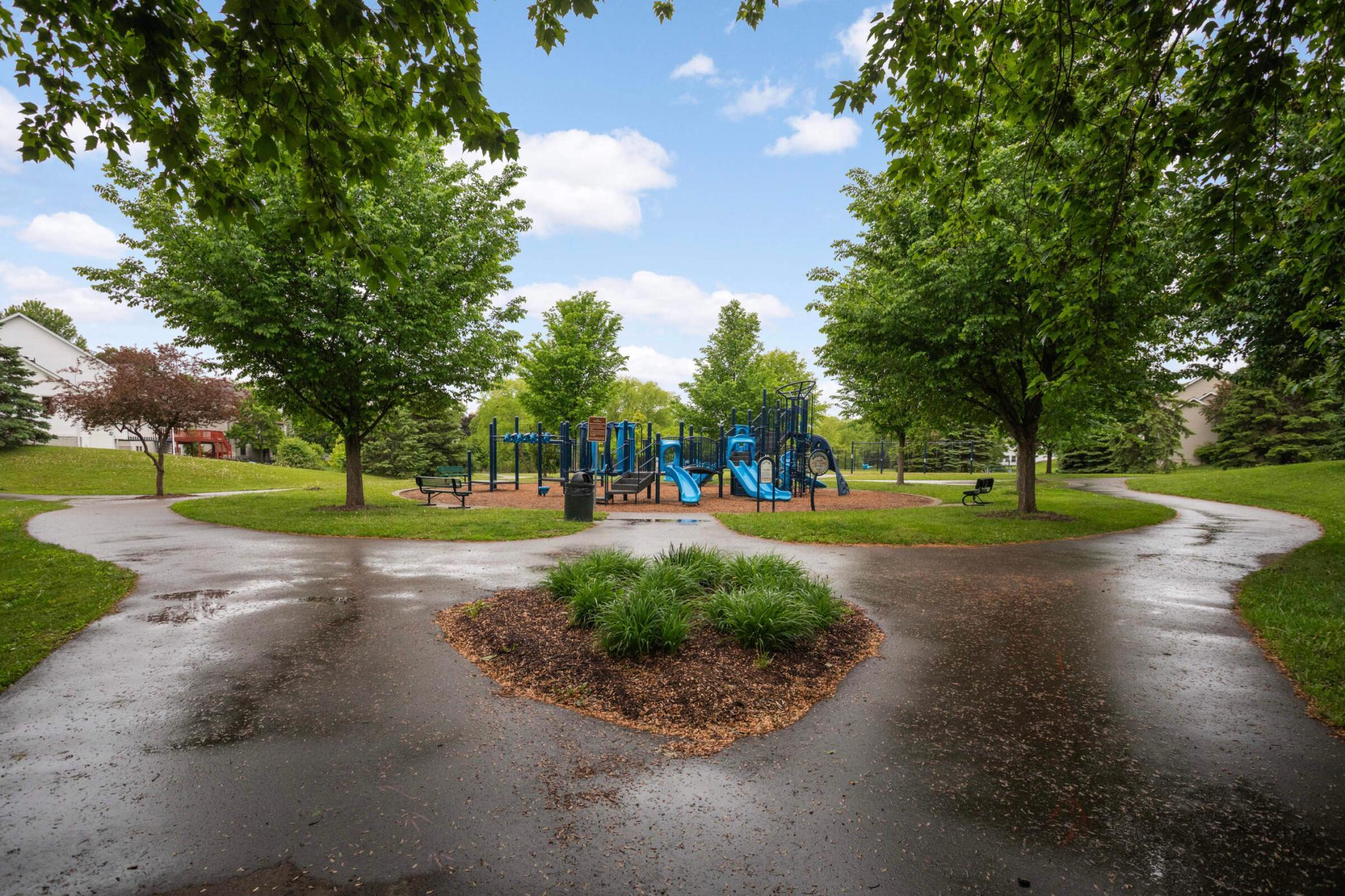 Walking trails lead straight to the park!