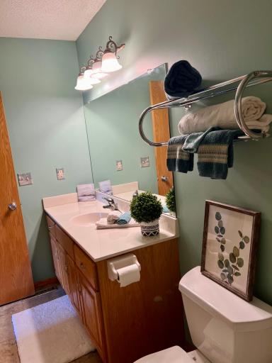 Lots of room, storage with a linen closet