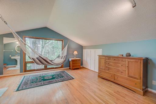 The 3rd level suite has a private bathroom with shower.