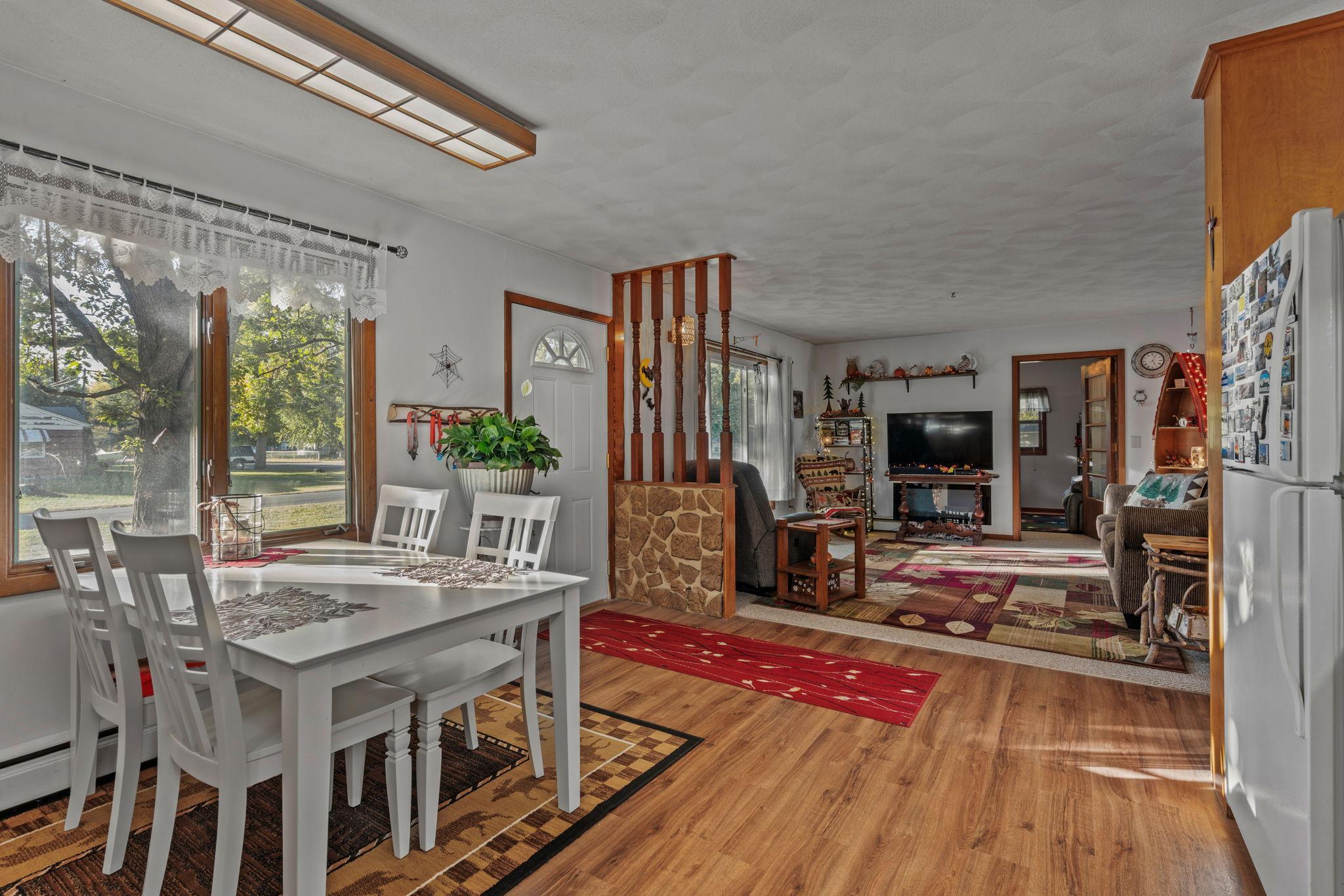 Dining Area and Living Room