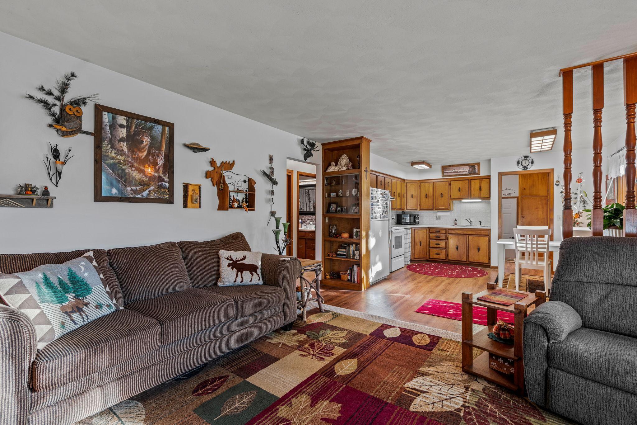 Living Room and Kitchen View