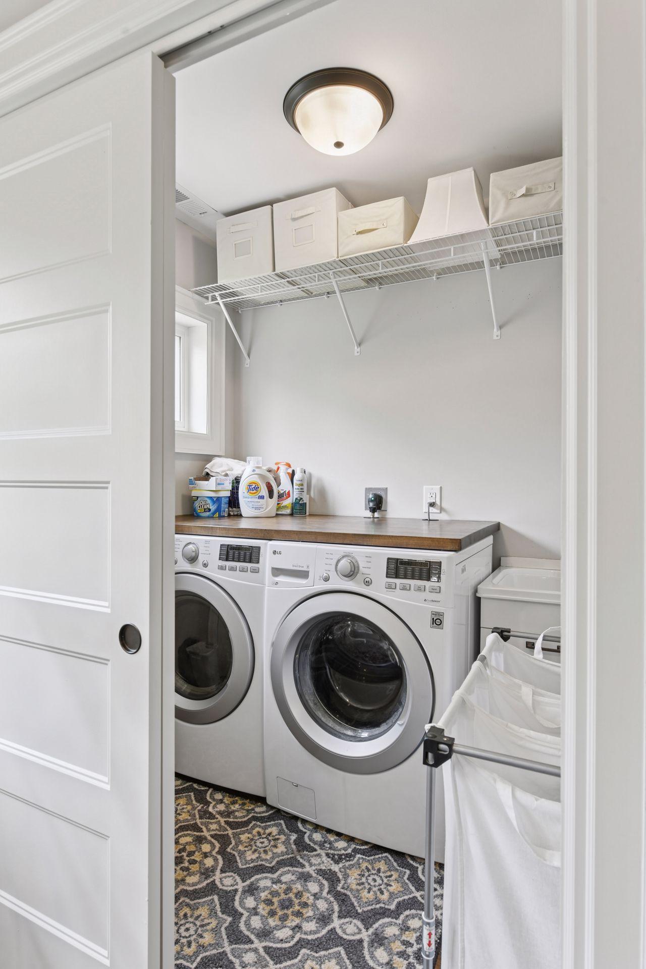 3837 Pleasant Avenue - Tucked into the Flex Room is the Laundry room.
