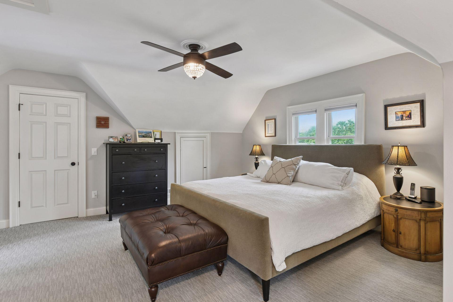 3837 Pleasant Avenue - Third Floor Bedroom Suite offers luxurious carpeting, beautiful dormer lines and walk-in closet. Wait till you see the spa-inspired bathroom!