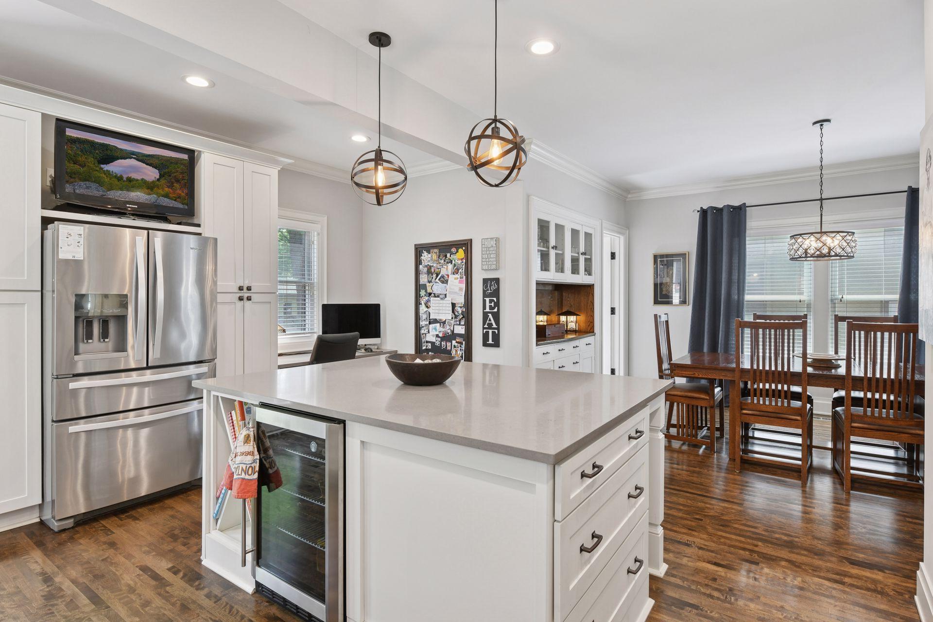 3837 Pleasant Avenue - This Kitchen has it all! Island, desk, pantry...