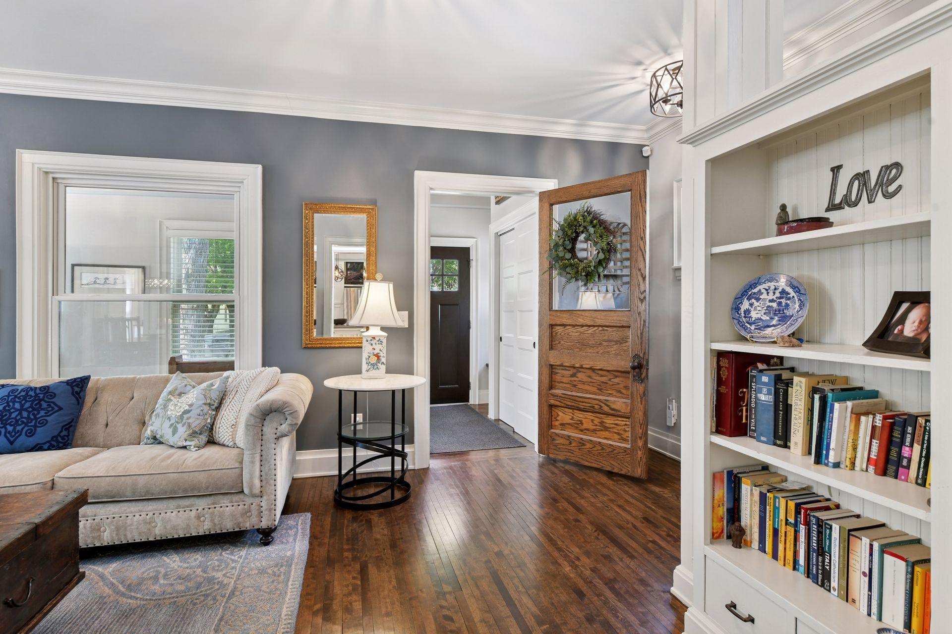 3837 Pleasant Avenue - Stylish built-in bookcase to showcase your treasures.