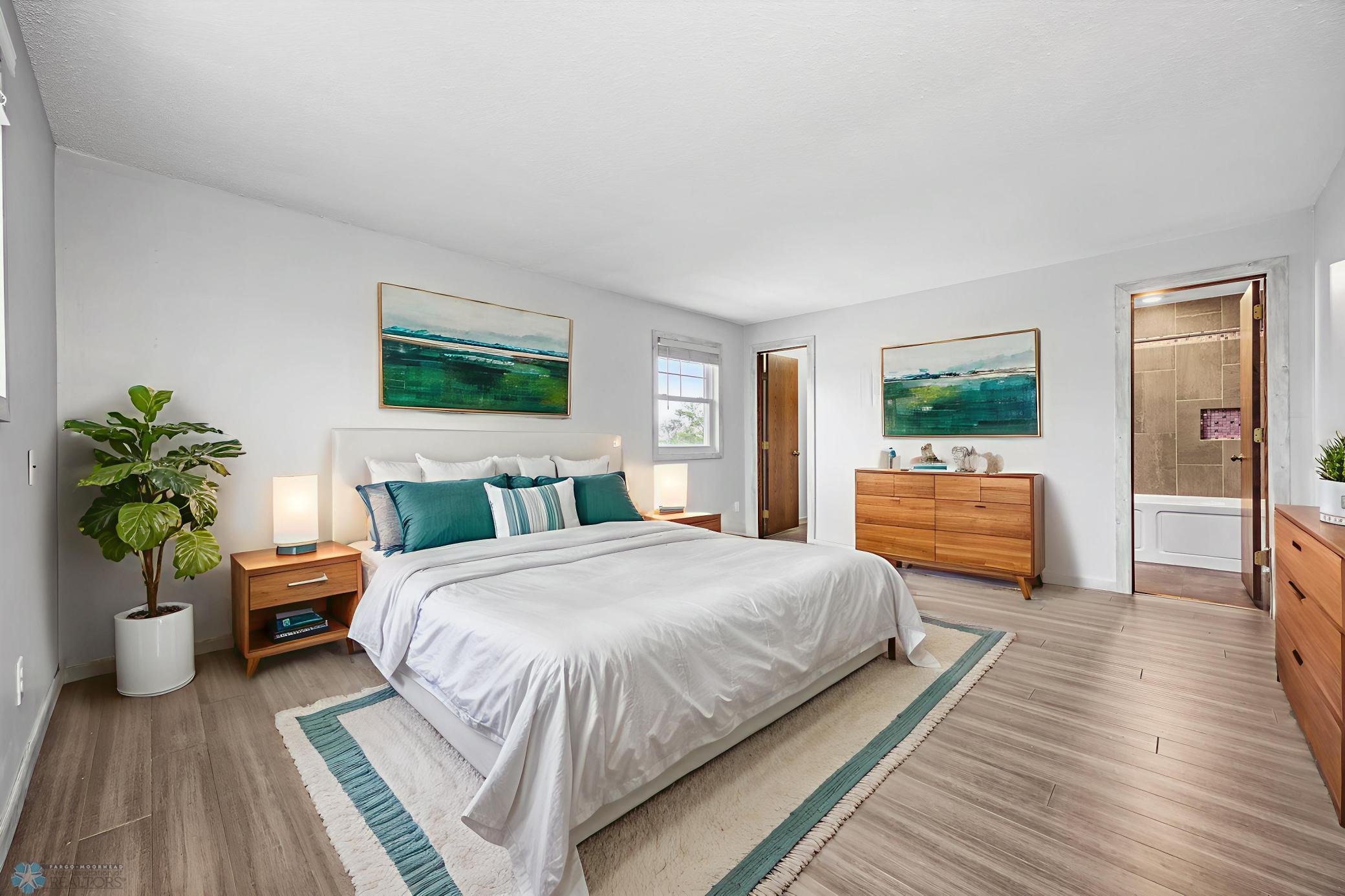 Primary Bedroom Virtually Staged