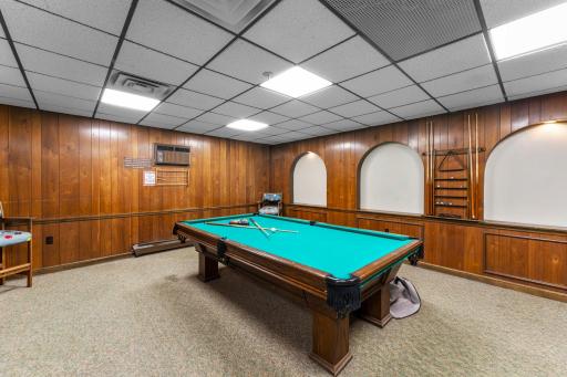 Billiard room