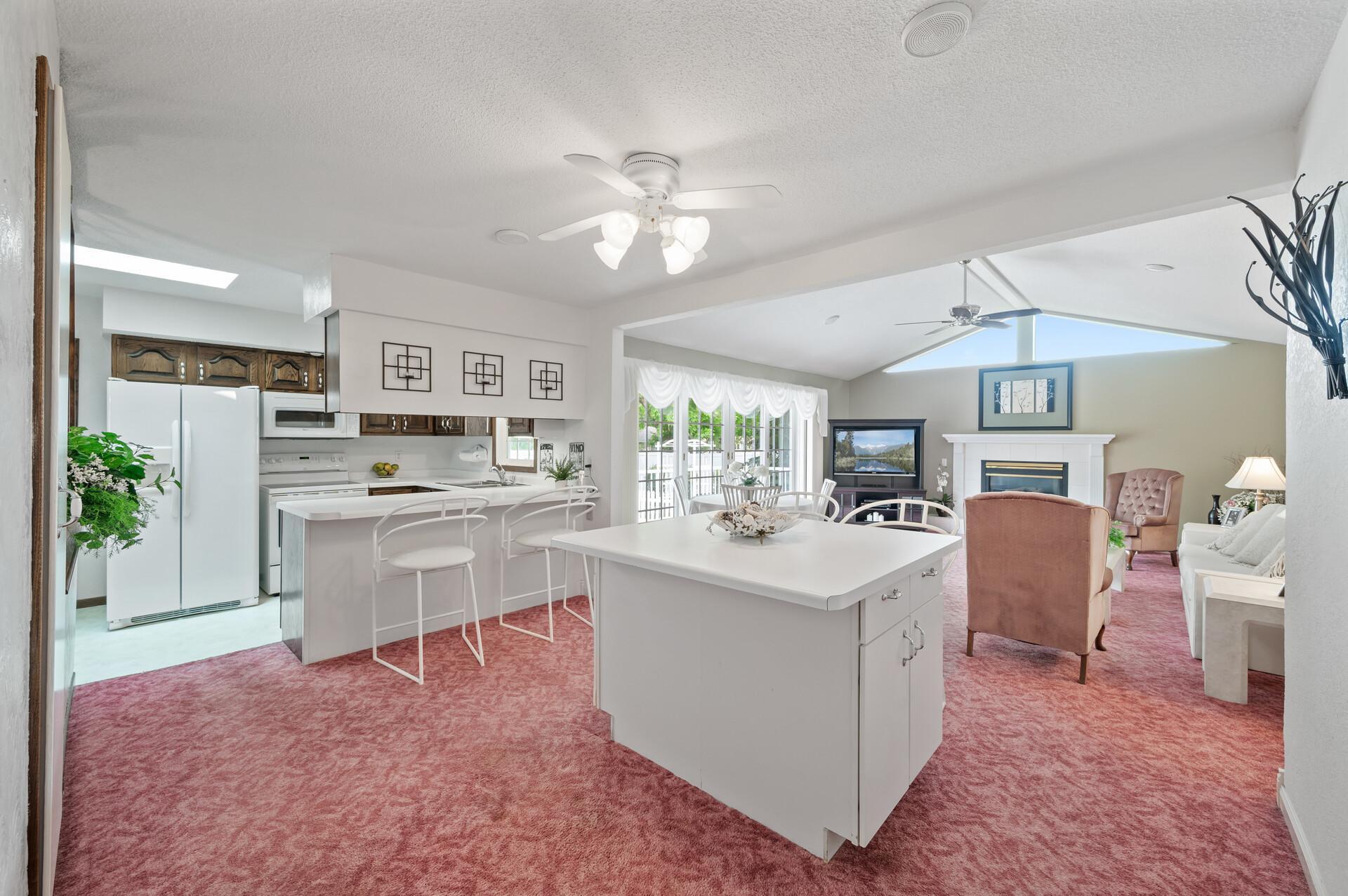 This open space is great for entertaining!